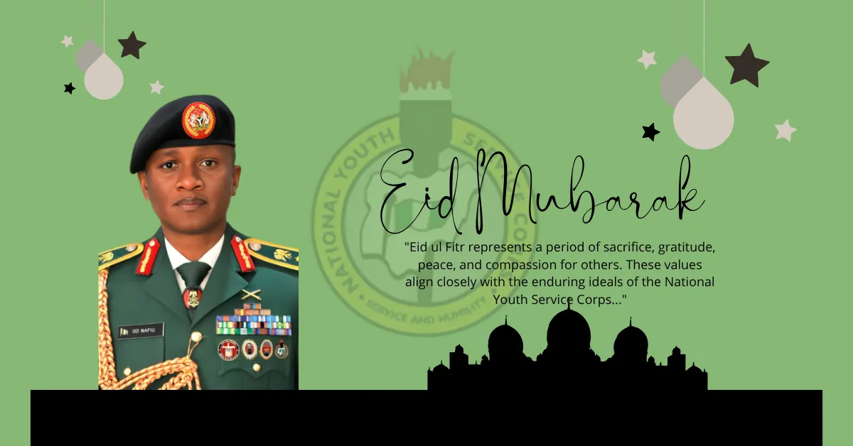 NYSC Director General Uses Eid al Fitr to Remind Corps Members of Their Duty to National Unity