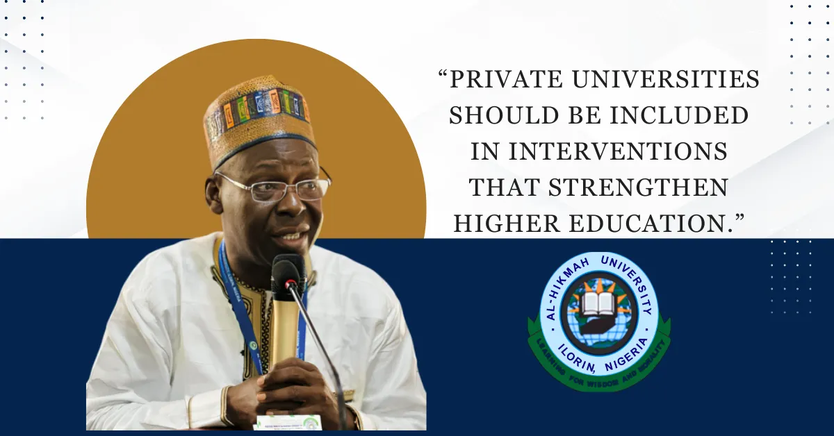Al Hikmah University Lecturer Advocates TETFund Access for Private Institutions