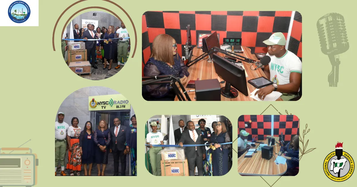 NYSC Radio 88.3 FM Gets Major Upgrade as NDDC Steps In With Broadcast Equipment