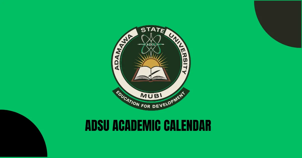 ADSU Academic Calendar 2025/2026 Session