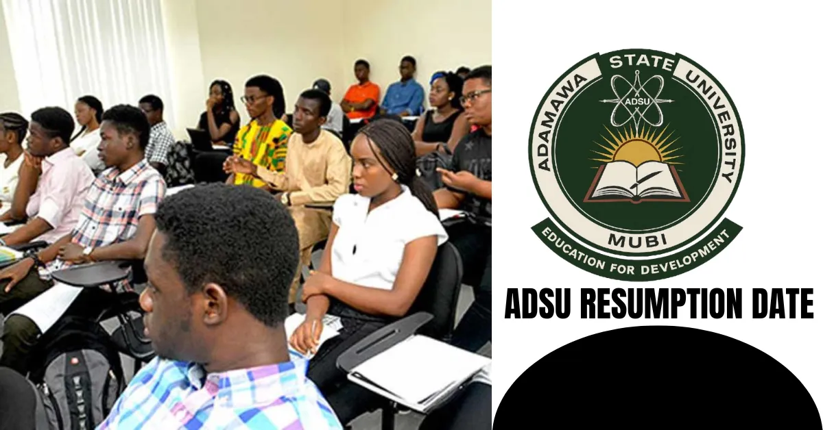 ADSU Resumption Date 2025/2026 Academic Session