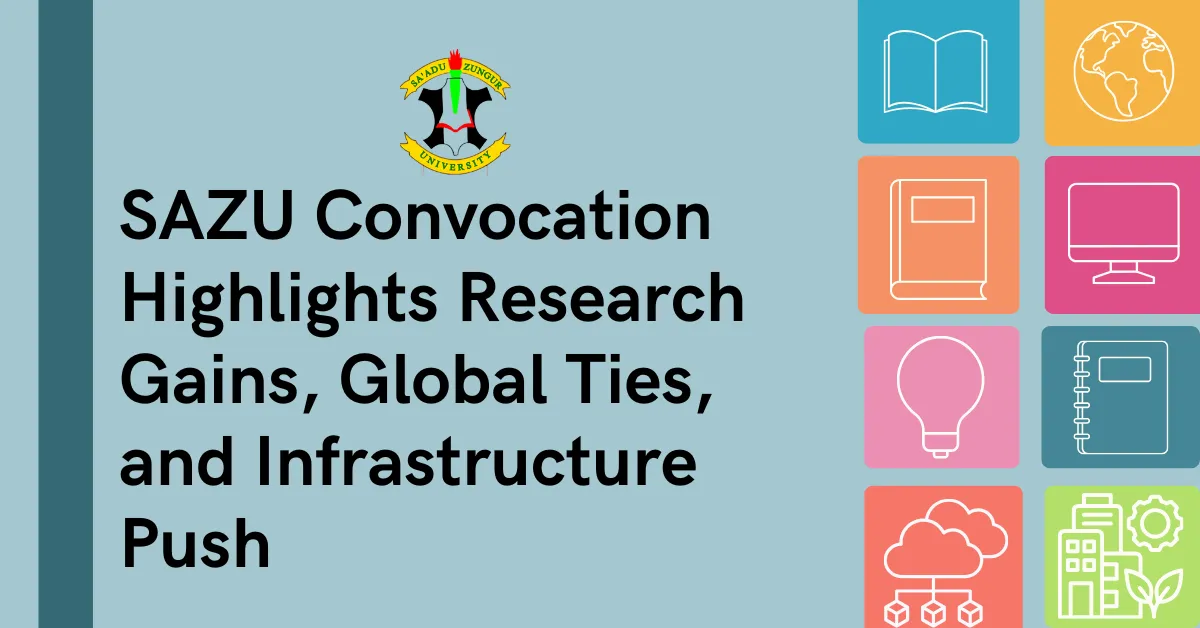 SAZU Convocation Highlights Research Gains, Global Ties and Infrastructure Push
