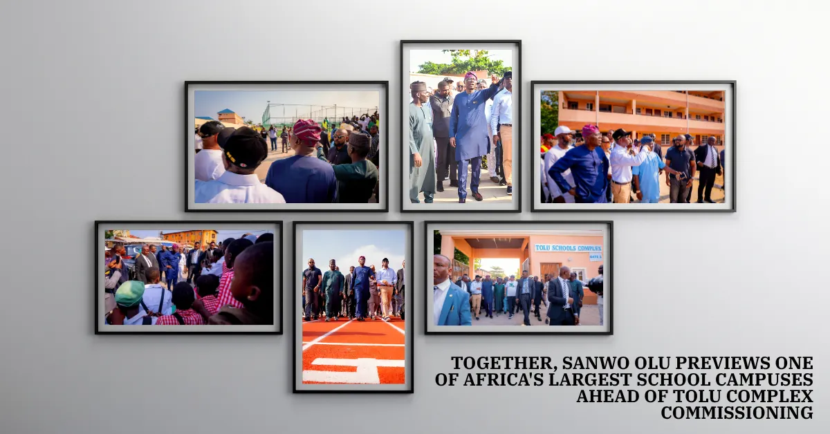 Sanwo Olu Previews One of Africa's Largest School Campuses Ahead of Tolu Complex Commissioning