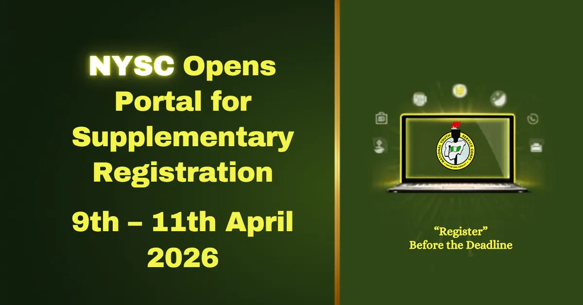 NYSC Opens Portal for Supplementary Registration
