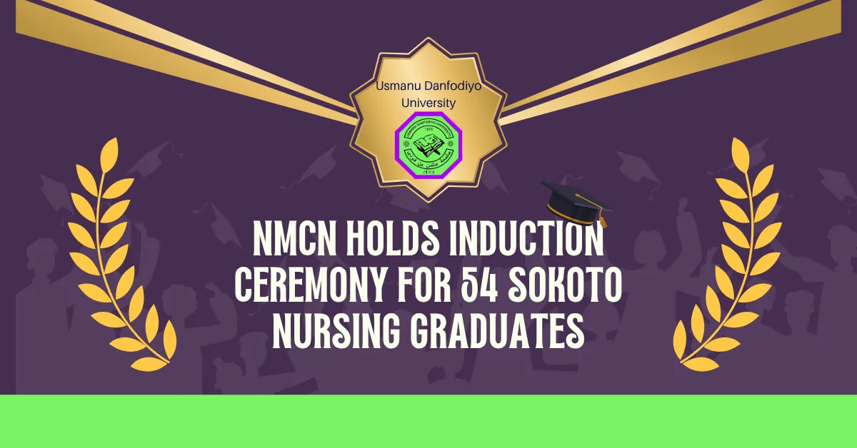 NMCN Holds Induction Ceremony for 54 Sokoto Nursing Graduates