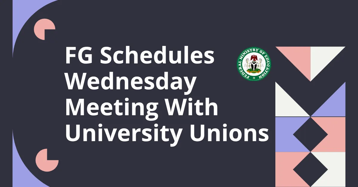 FG Schedules Wednesday Meeting With University Unions