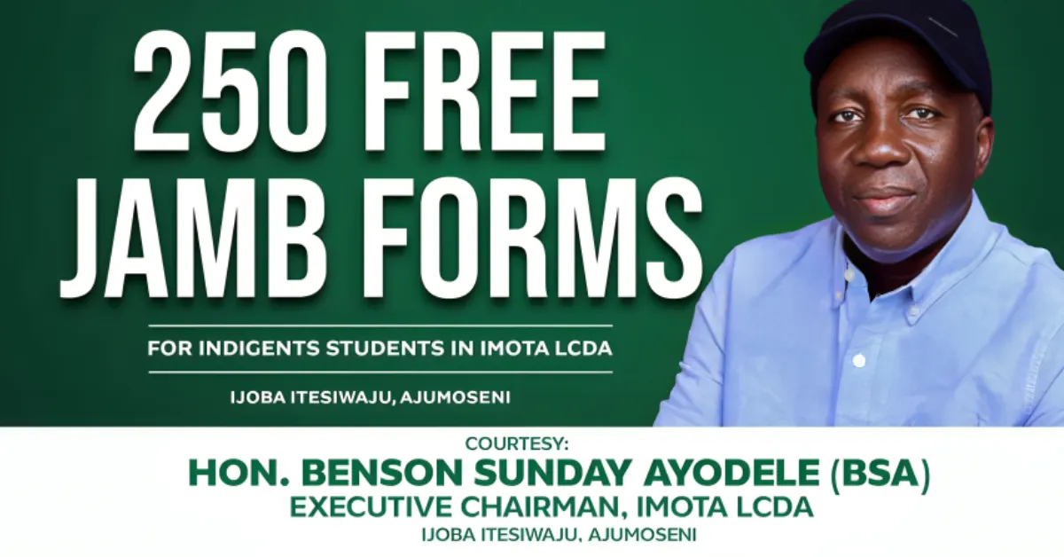 Imota LCDA Launches Free JAMB Registration Scheme for Underprivileged Students