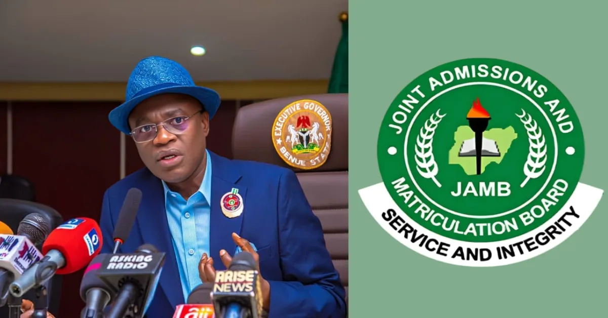 Benue State Governor Sponsors JAMB Registration for 400 Students at New Agriculture University