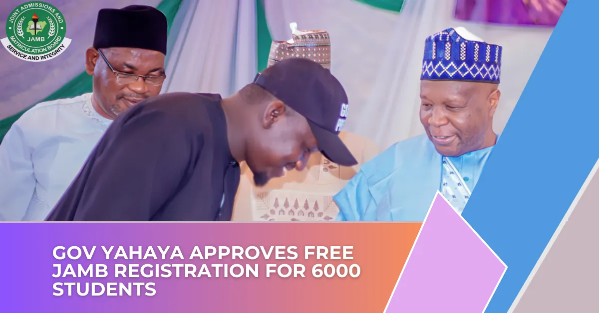Governor Yahaya Approves Free JAMB Registration for 6,000 Gombe Students
