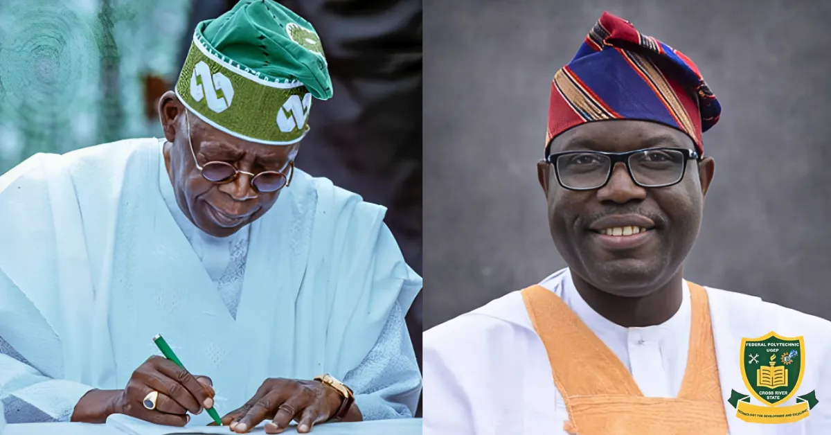 President Tinubu Names Dr Makoji Stephen as New Federal Polytechnic Ugep Rector