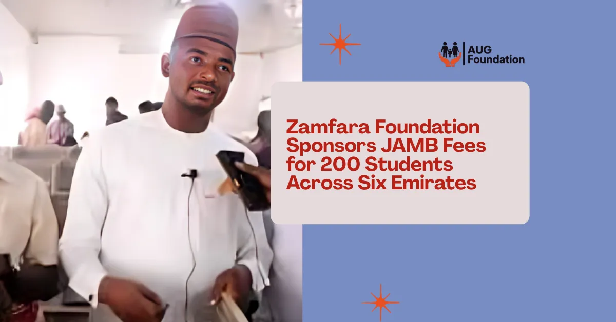 Zamfara Foundation Sponsors JAMB Fees for 200 Students Across Six Emirate Councils