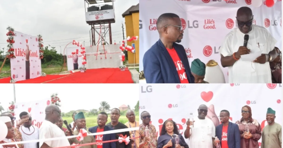 College of Education, Warri Commissions Solar Borehole Donated by LG Electronics