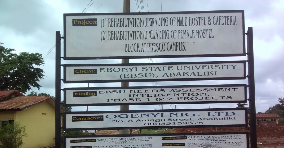 EBSU Hostel Allocation 2025/2026 Academic Session