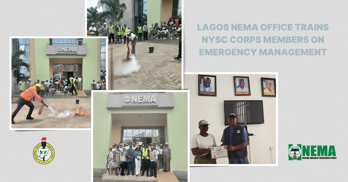 Lagos NEMA Office Trains NYSC Corps Members on Emergency Management