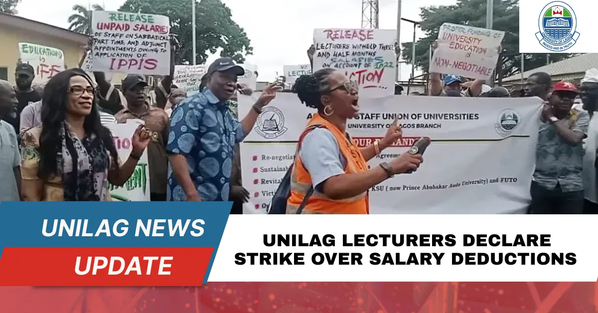 UNILAG Lecturers Strike Over Salary Deductions as University Promises Statement